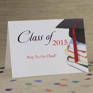 Personalized Graduation Greeting Cards - Congratulations - 8341