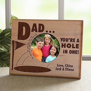 Personalized Golf Picture Frame - Hole In One - 8426