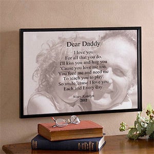Personalized Photo Canvas Art With Poetic Sentiments For Him - 8431