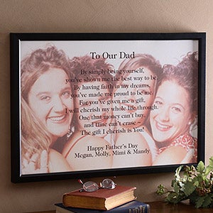 Personalized Photo Canvas Art With Poetic Sentiments For Him - 8431