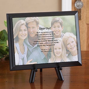 Personalized Photo Poetry Plaque for Fathers - 8433
