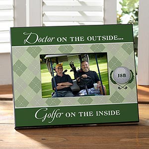 Personalized Golf Photo Frame - Golfer On The Inside - 8445