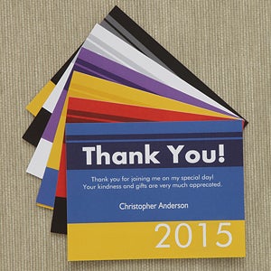 Personalized Graduation Thank You Cards - Honor the Graduate - 8486