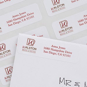 Personalized Corporate Custom Logo Address Labels - 8539
