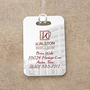 Personalized Corporate Custom Logo Luggage Tag - 8542