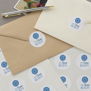 Personalized Corporate Custom Logo Stationery Stickers - 8559