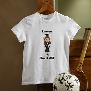 Personalized Graduation T-Shirts - Graduation Characters - 8587