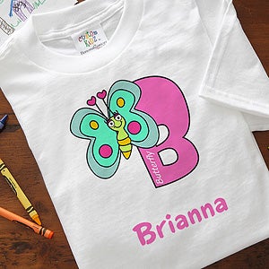 Personalized Girls Clothing - Alphabet Animals - 8635