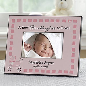 Personalized Grandparent Picture Frame - New Grandbaby - 8653