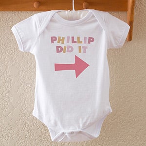 Personalized Baby Clothes for Twins - They Did It - 8683