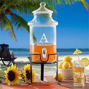 Personalized Beverage Dispenser with Stand - 8697