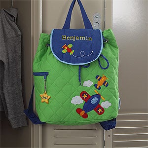 Personalized Airplane Backpack for Boys - 8732
