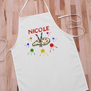 Personalized Kids Art Apron - 8975