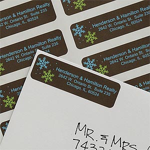 Personalized Business Card Calendar Return Address Labels - 9031