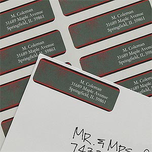 Personalized Snowflake Return Address Labels - 9059