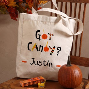 Personalized Trick Or Treat Bag - Got Candy? - 9090