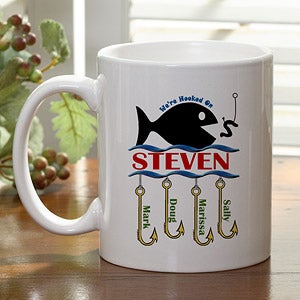 Personalized Clothes and Accessories - Hooked On You Fish Design - 9105