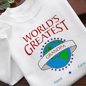Personalized Custom Shirts and Accessories - World's Greatest Design - 9124