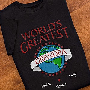 Personalized Custom Shirts and Accessories - World's Greatest Design - 9124
