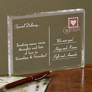 Personalized Gift Keepsake - Special Delivery Postcard  - 9133