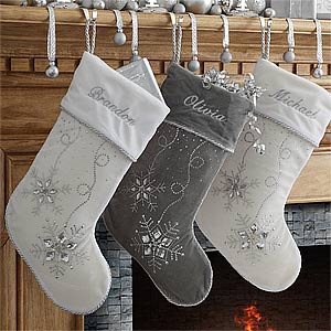 Personalized Christmas Stockings - Season's Sparkle - 9139