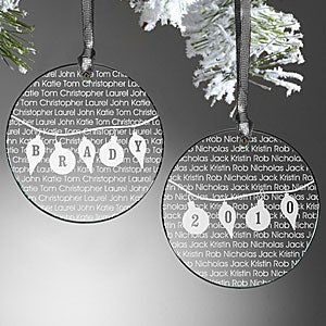 personalized ornaments