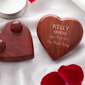 Personalized Massager - Engraved Heart - 9371