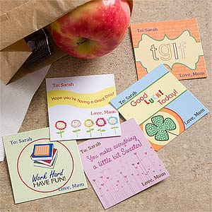 Personalized Lunch Notes for Kids - 9385