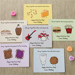Personalized Valentine's Day Cards - We Go Together - 9396
