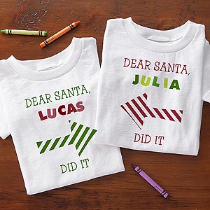 Personalized Christmas Clothes - Dear Santa - 9427