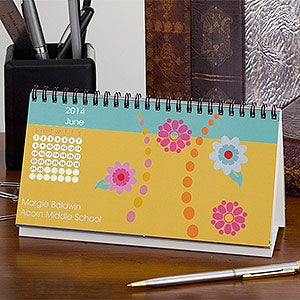 Personalized Desk Calendar for Women - Just Her Style - 9431