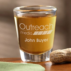 Personalized Corporate Engraved Logo Shot Glass - 9562
