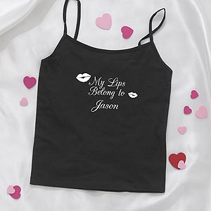 Personalized Black Camisole & Underwear Set - My Girl - 9690