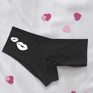 Personalized Black Camisole & Underwear Set - My Girl - 9690