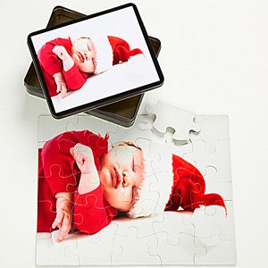Personalized Holiday Photo Puzzle And Tin - Holiday Memories  - 9701