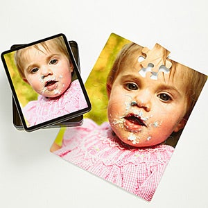 Personalized Photo Jigsaw Puzzle with Picture Tin - 9702