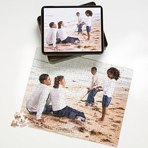 Personalized Photo Jigsaw Puzzle with Picture Tin - 9702