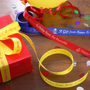 Personalized Gift Ribbon for Birthdays - 9761D