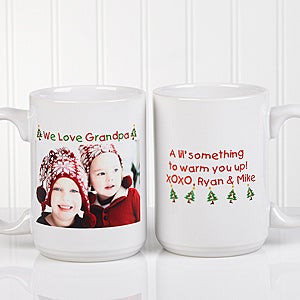 Personalized Loving You Holiday Photo Coffee Mug - 9779