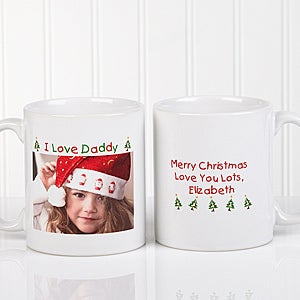 Personalized Loving You Holiday Photo Coffee Mug - 9779