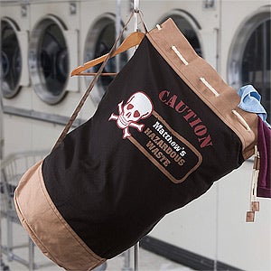 Personalized College Laundry Bags - Hazardous Waste - 9788