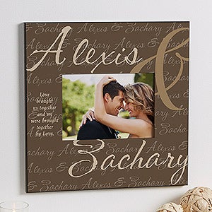 Personalized 5 x 7 Picture Frames - Love Brought Us Together - 9815