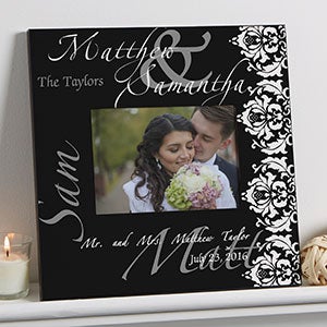 Personalized Wedding Photo Frames on The Wedding Couple 5x7 Personalized Wall Frame   On Sale Today