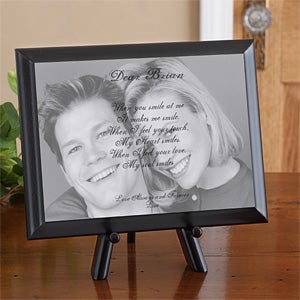 Personalized Photo and Poetry Plaque - Sentiments Of Us Design - 9840