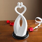 Heart To Heart Porcelain Statue