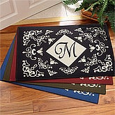 Initial© Scroll Personalized Doormat