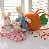 Carry Along Carrot Bag & Bunny Family