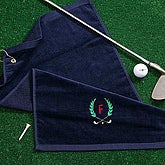 Classic Crest© Embroidered Golf Towel
