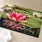 Water Lilies Custom Doormat