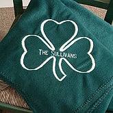 Luck Of The Irish Polar Fleece Blanket